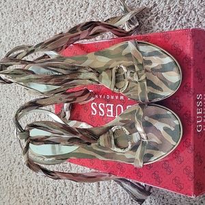 Guess ankle tie sandals